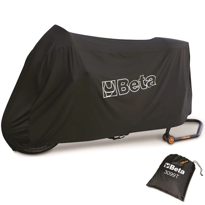 Beta 3099T/L Stretch Fabric Motorcycle Motorcycle Accessories Stretch Fabric Maxi Enduros Crossover Bikes Indoor Motorcycle Cover Black
