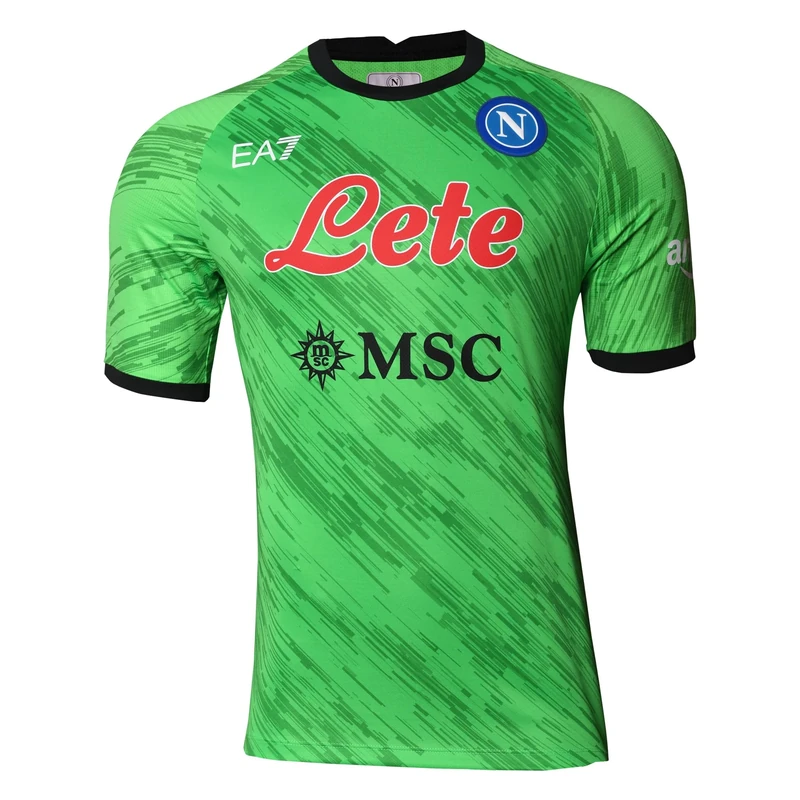SSC NAPOLI Jersey Game Goalkeeper Green 2022/2023 L
