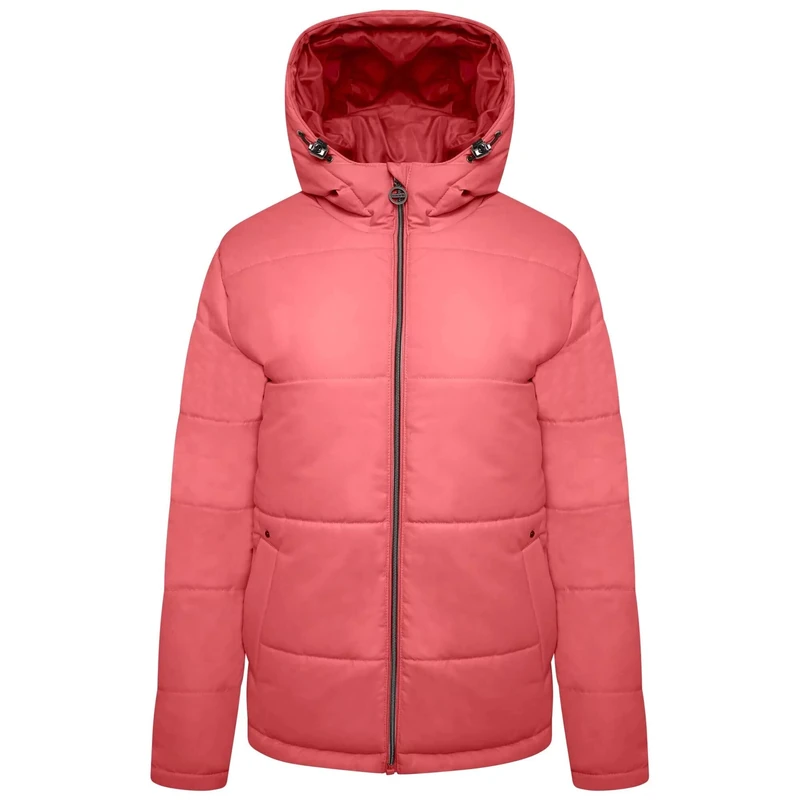 Dare2b Luxuriate Womens Jacket Padded waterproof and breathable recycled fabric, detachable hood and 2 lower pockets