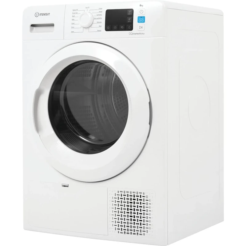 Indesit 8kg Heat Pump Dryer - White, Energy Efficient Laundry
