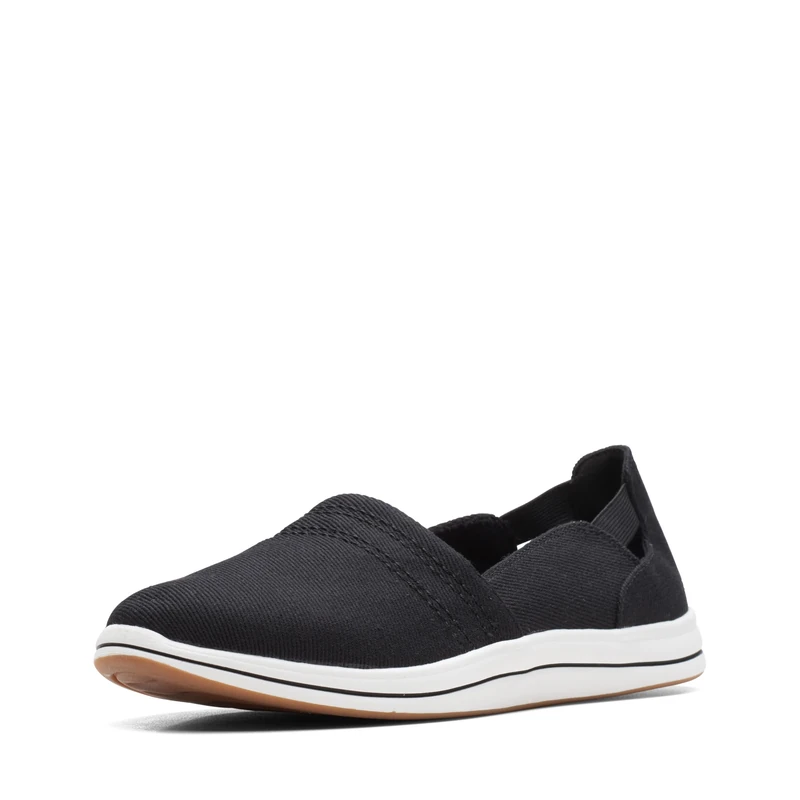 Clarks - Womens Breeze Step Ii Shoes, Color Black, Size: 5 UK Wide