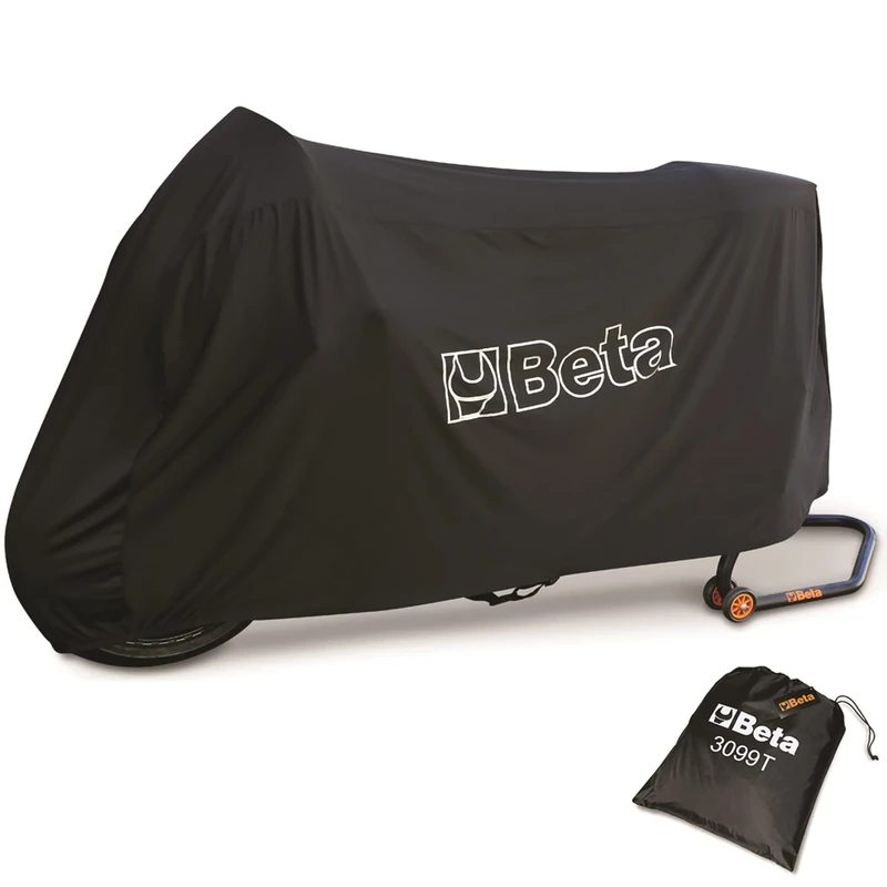 Beta 3099T/M Stretch Fabric Motorcycle Motorcycle Accessories Stretch Fabric Suitable for Sports Bikes Naked and Medium Scooter Indoor Motorcycle Cover Black
