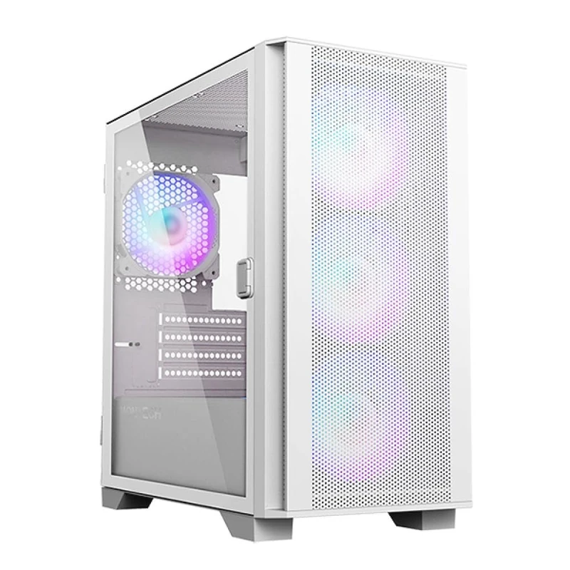 Montech Air 100 ARGB, Mini-Tower, Tempered Glass - White - Image 1
