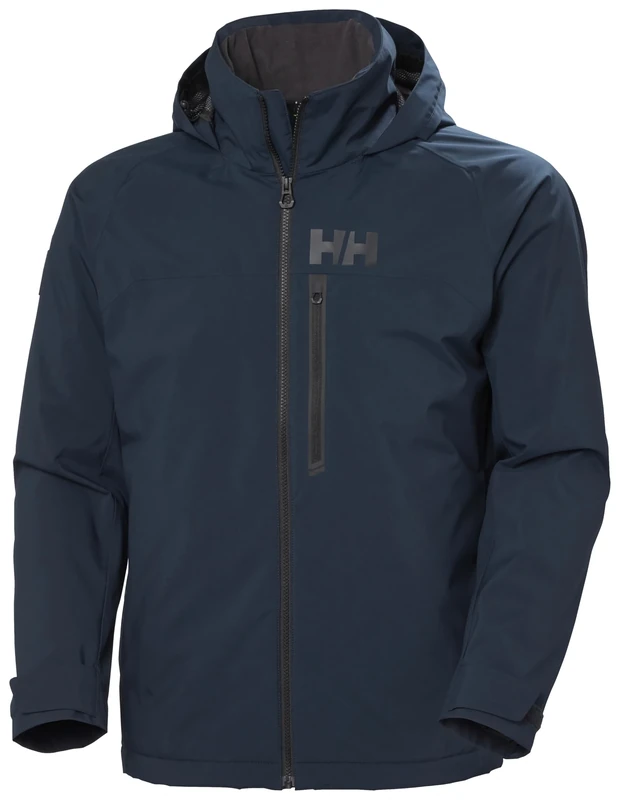 Helly Hansen Men's HP Racing Lifaloft Hooded Jkt, Navy, L