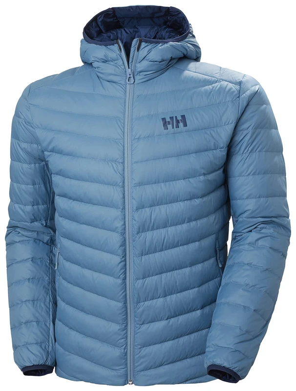 Helly Hansen Men's Verglas Hooded Down Insulator Ins Jacket, Blue, XL UK