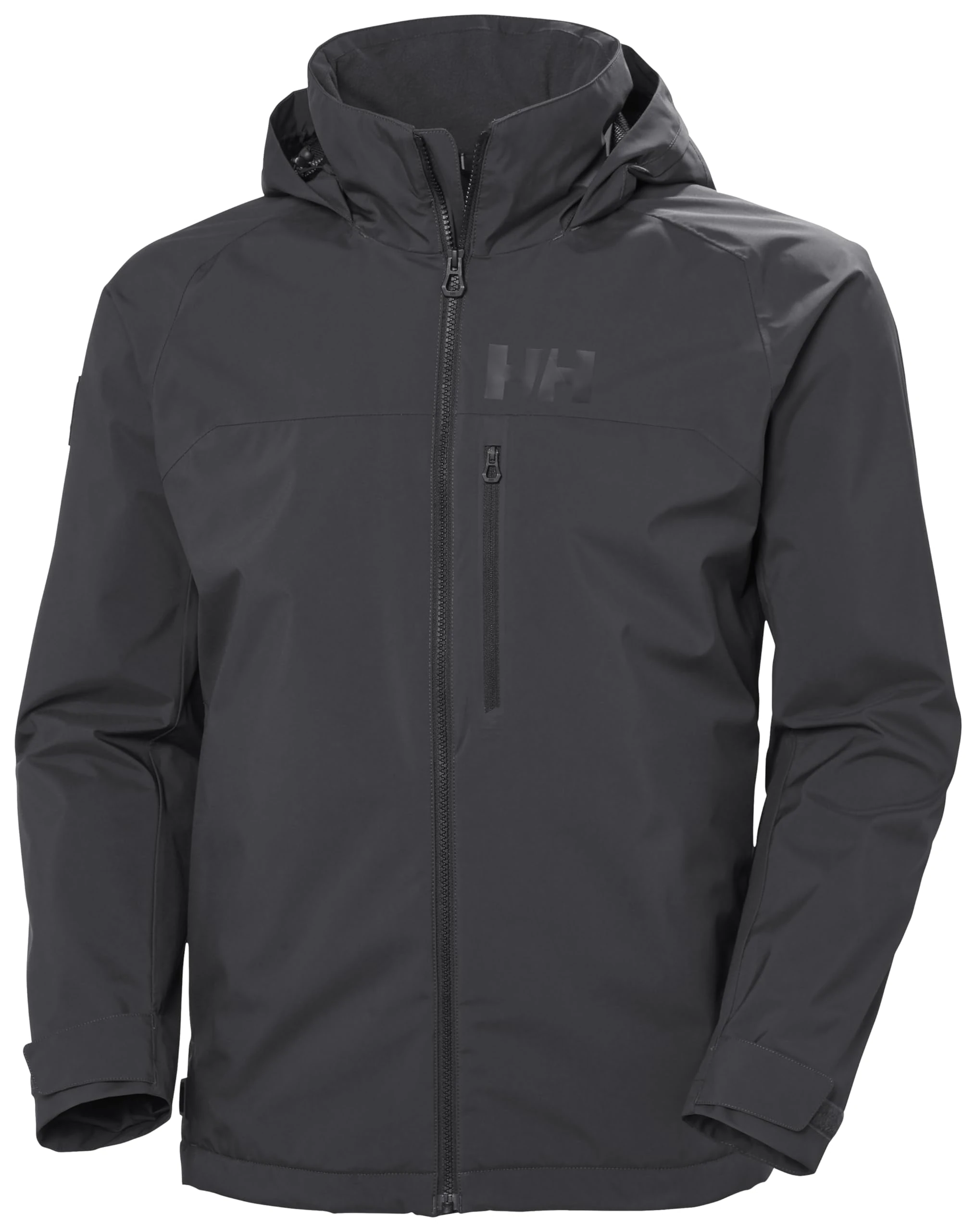 Helly Hansen Men's HP Racing Lifaloft Hooded Jkt, Ebony, 2XL
