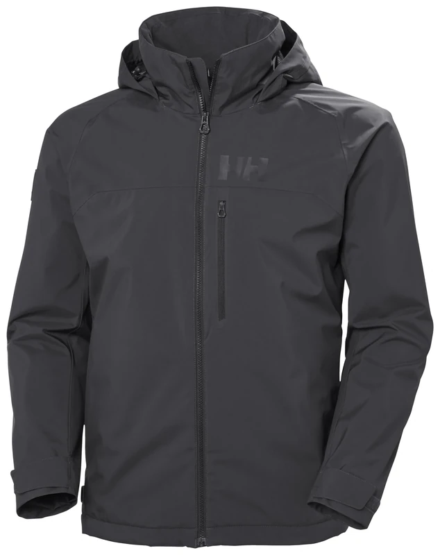 Helly Hansen Men's HP Racing Lifaloft Hooded Jkt, Ebony, L