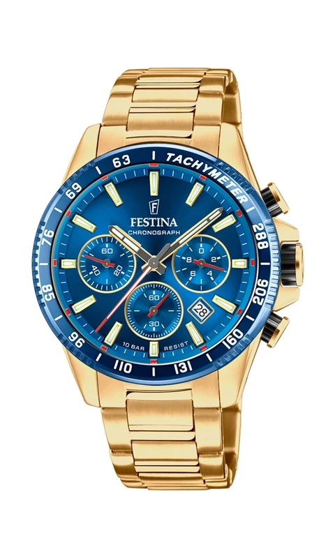 Festina Analog F20634/3, Gold, Bracelet