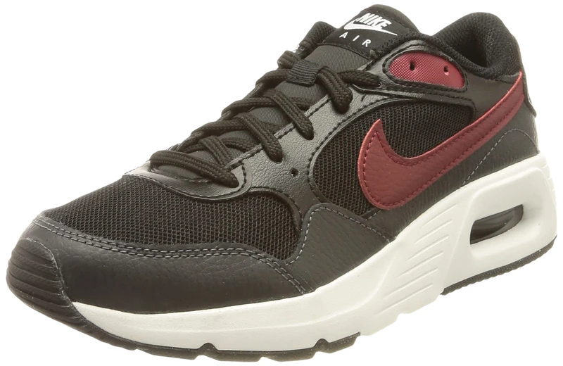 NIKE Unisex Kids Air Max Sc Sports shoe, Anthracite Black Team Red Summ, 4 UK - Image 1