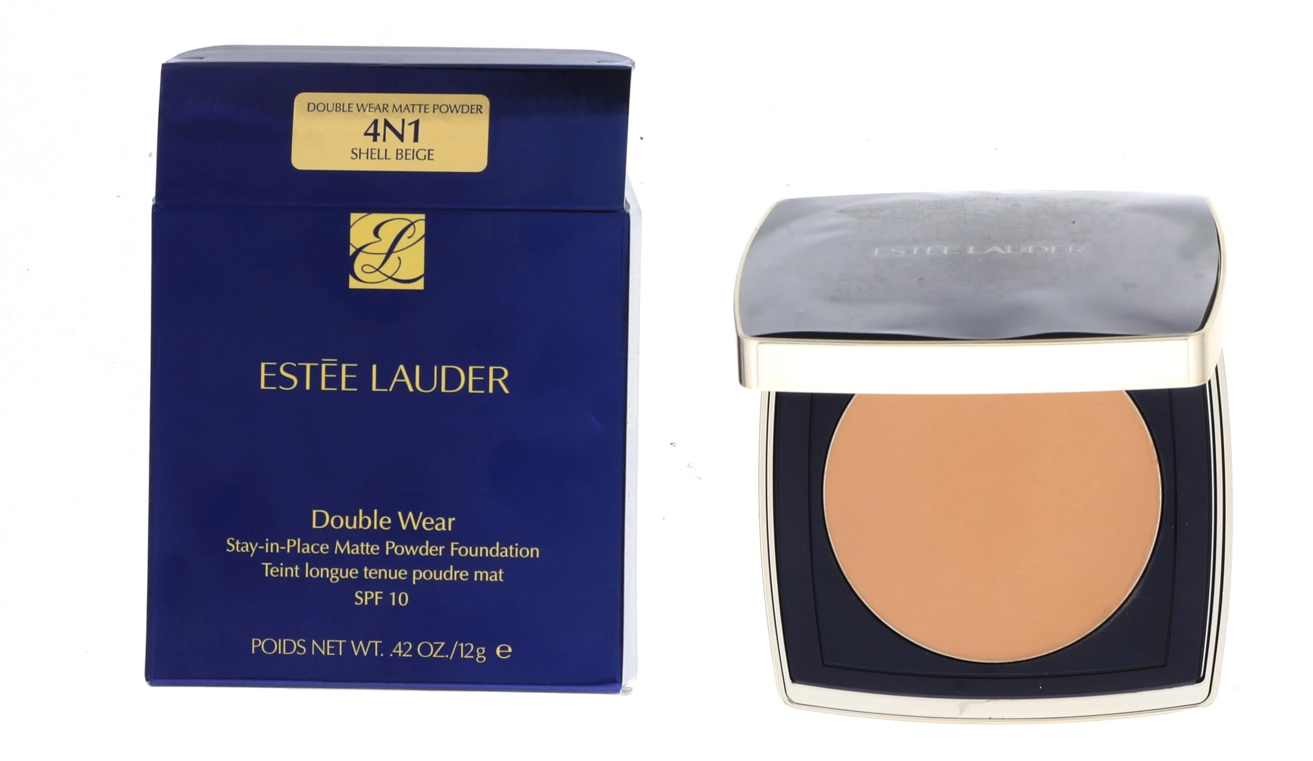Double Wear Stay in Place Matte Powder Foundation SPF10 by Estee Lauder 4N1 Shell Beige 12g