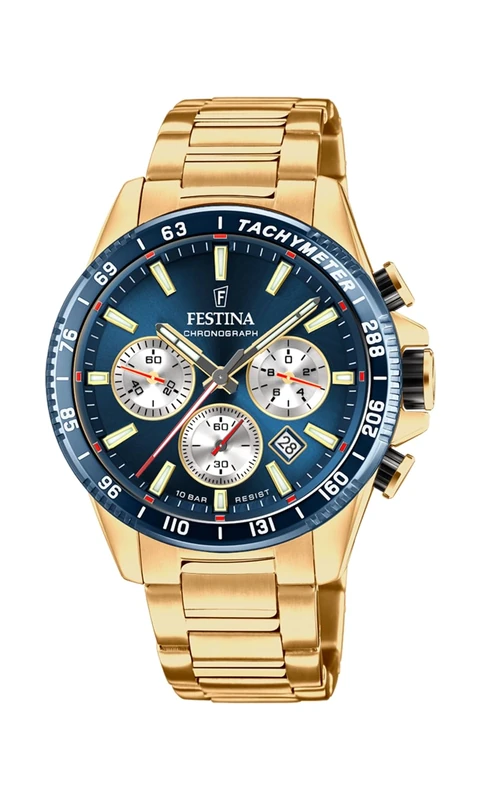 Festina Analog F20634/2, Gold, Bracelet