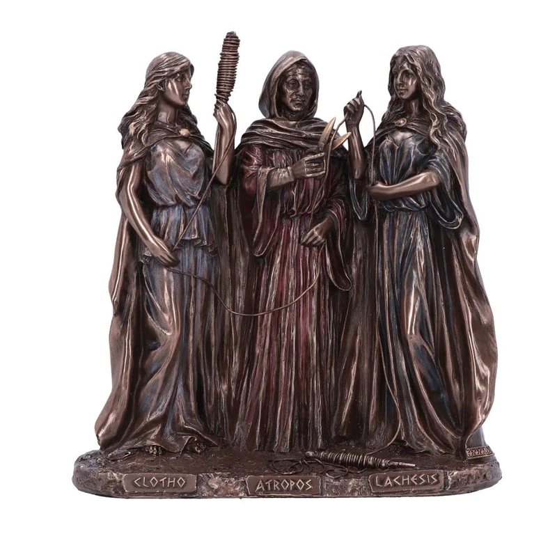 Nemesis Now Three Fates of Destiny Figurine, Bronze, 19cm