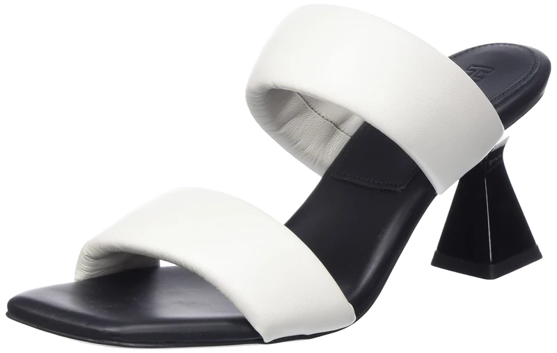 HUGO Women's Robby Mule 70-N Pump, Open White110, EU 42, Open White110, 9 UK