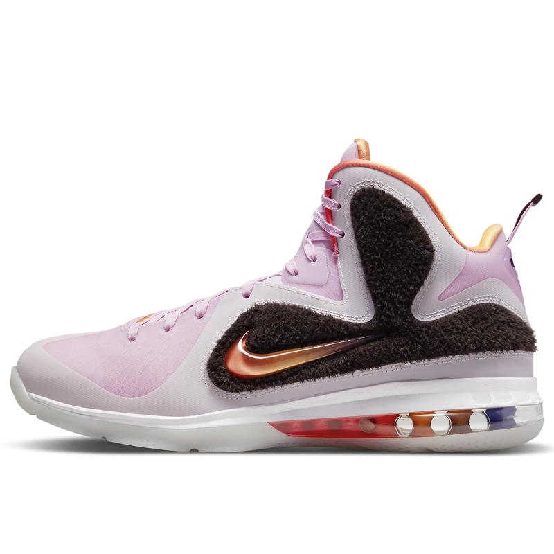 Nike Men's LeBron IX Basketball Shoes - Regal Pink/Multi, 10 - Image 1