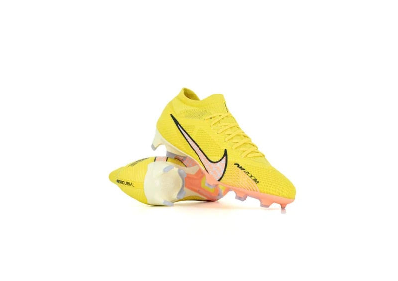 NIKE Men's Zoom Vapor 15 Pro Football Shoe, Yellow Strike/Sunset Glow-Doll, 7.5 UK