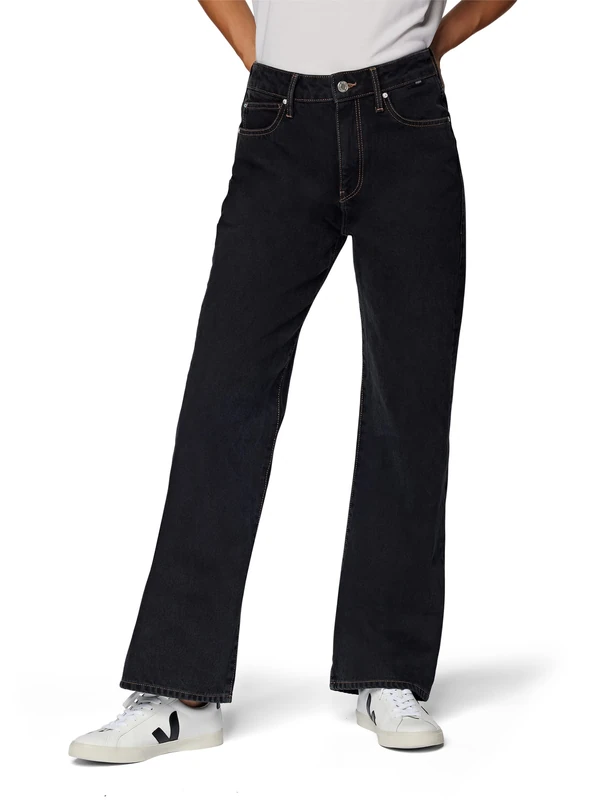 Mavi Women's Victoria Jeans, Dark Smoke Denim, 30W / 38L