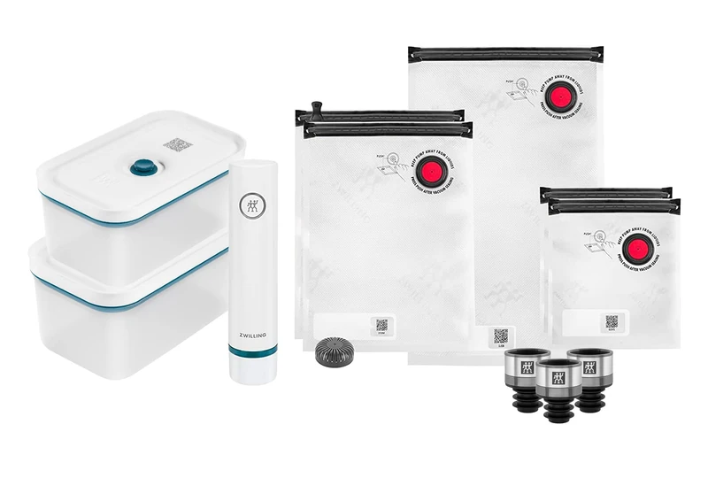 ZWILLING Fresh & Save Vacuum Starter Set, Plastic, M/L, 11-pcs, La Mer