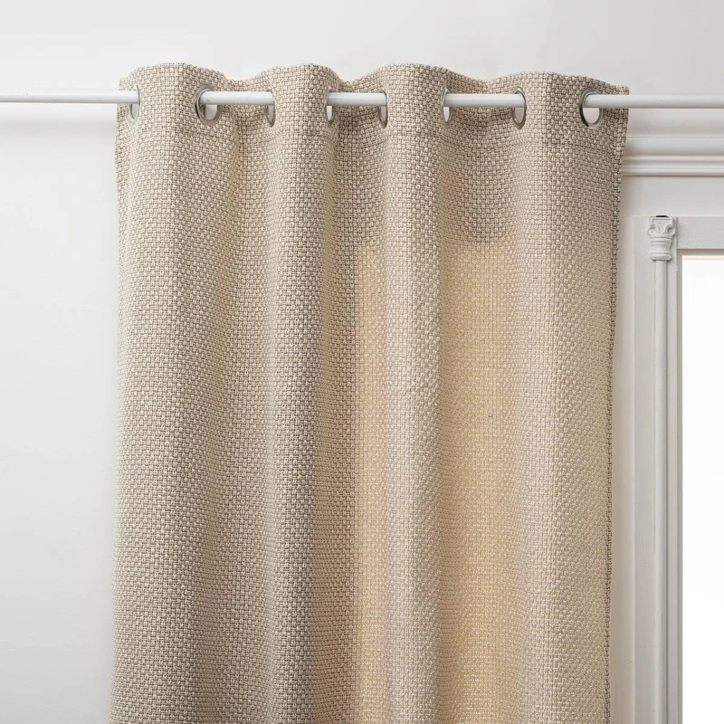Atmosphera Créateur d'intérieur Wild Mesh Curtain 140 x 260 cm Mouse Grey