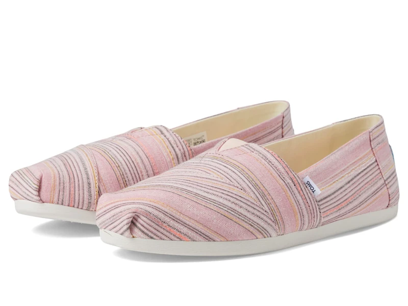 TOMS Women's Alpargata Loafer Flat, Pink, 3 UK