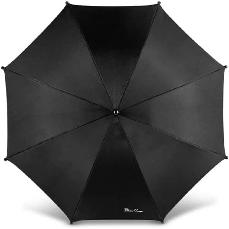 Silver Cross | Universal Pram Parasol | Pram Sun Shade | Baby Sun Protection | Pram Accessories | Black