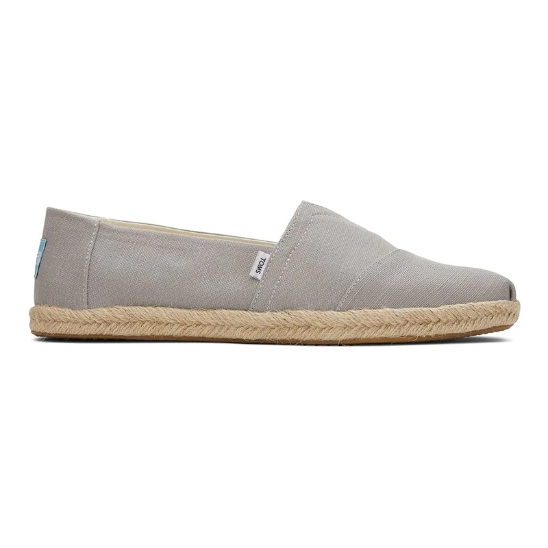 TOMS Men's Alpargata Rope Loafer Flat, Medium Grey, 8.5 UK
