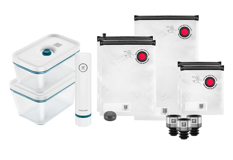 ZWILLING Fresh & Save Vacuum Starter Set, Glass, M/L, 11-pcs, La Mer