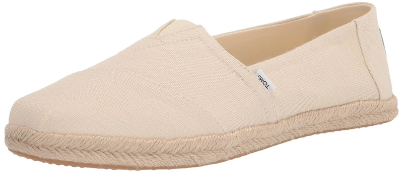 TOMS Women's Alpargata Rope Loafer Flat, Natural, 7.5 UK