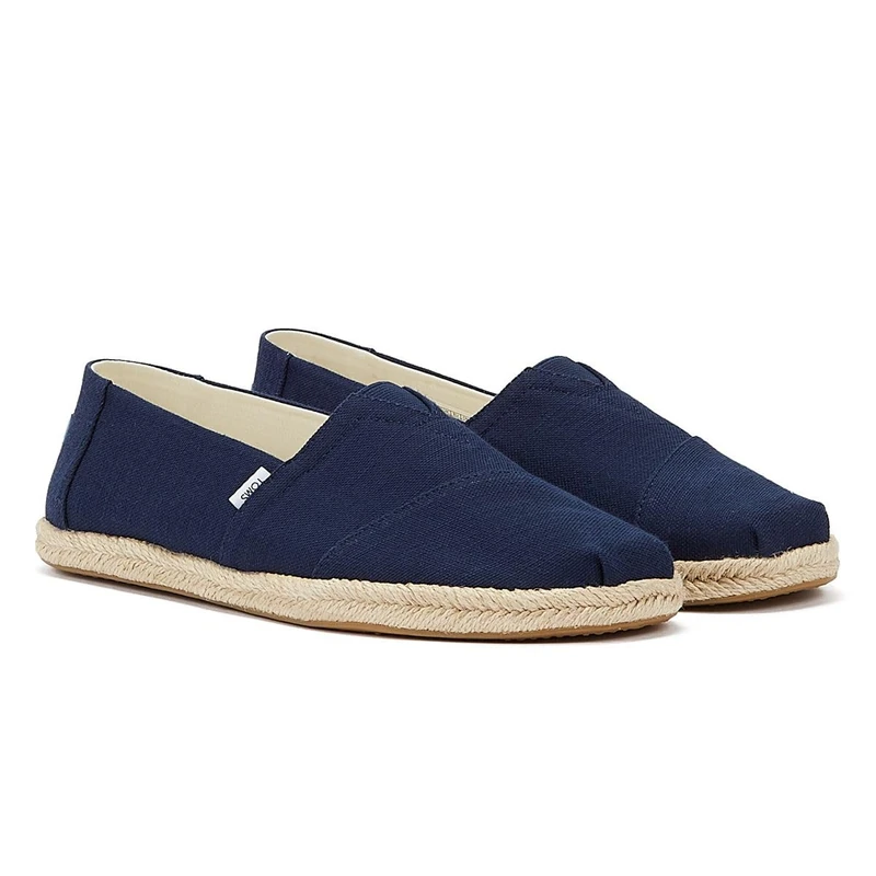 TOMS Men's Alpargata Rope Loafer - Blue Navy, 9.5 UK