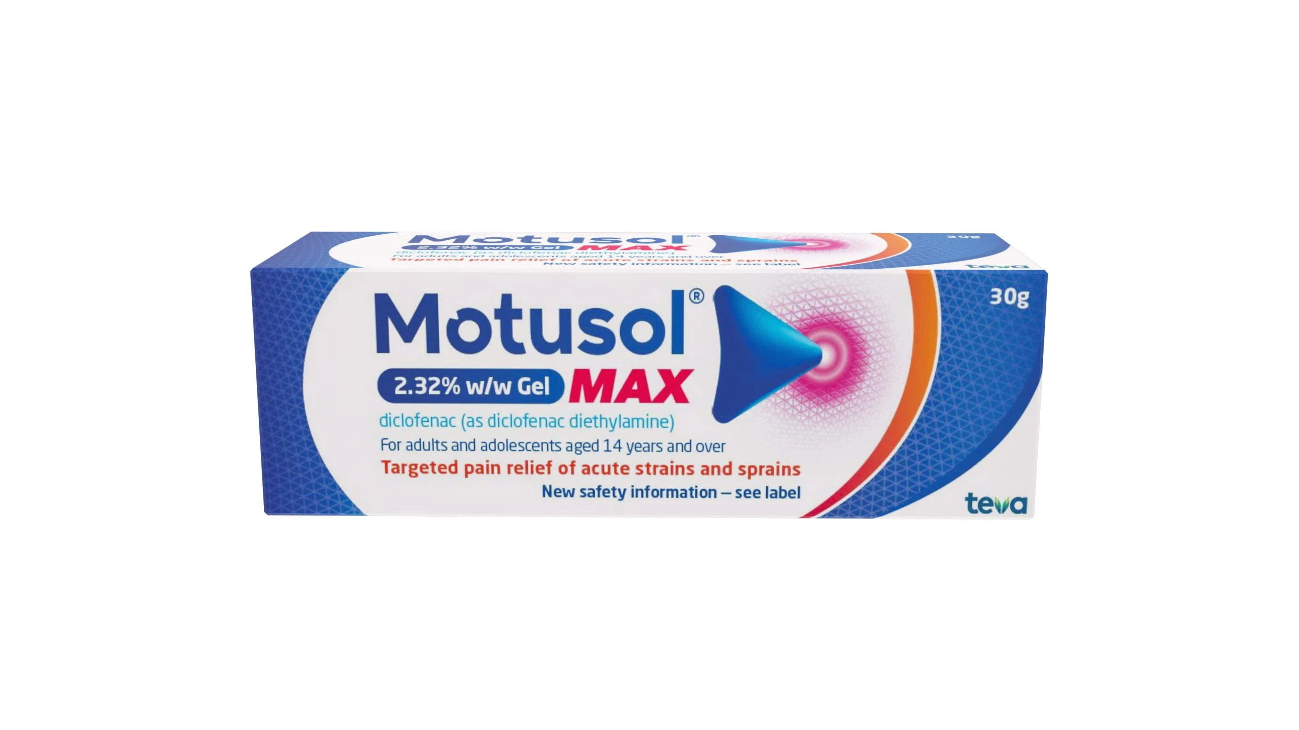 Motusol Max 2.32% w/w Gel 30g – Targeted Pain Relief of Joints & Muscles in Acute strains & sprains