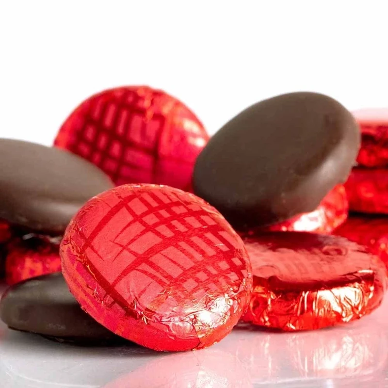 Whitakers Dark Chocolate Creams - Red Foiled Fondant Cremes (Strawberry, 400g)