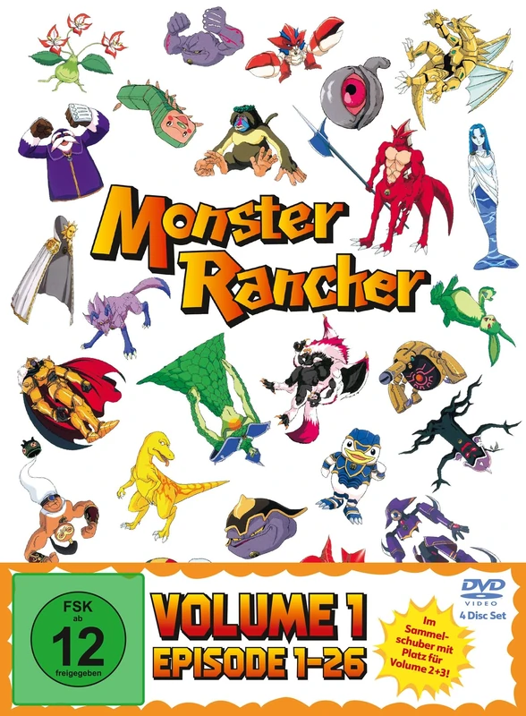 Monster Rancher Vol. 1 (Ep. 1-26) in Collector's Slipcase (4 DVDs)