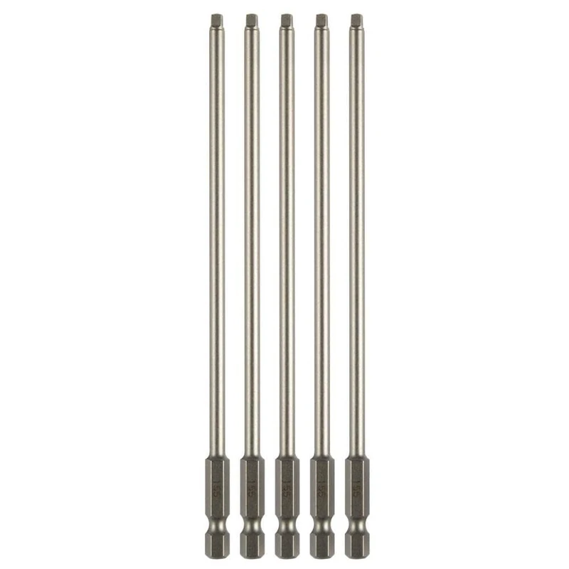 Makita 191V04-6 5 Piece Square Bit Set DFR551