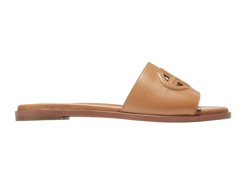 Cole Haan Women's Flynn Logo Slide Penny Loafer, Pecan Leather, 7-B UK