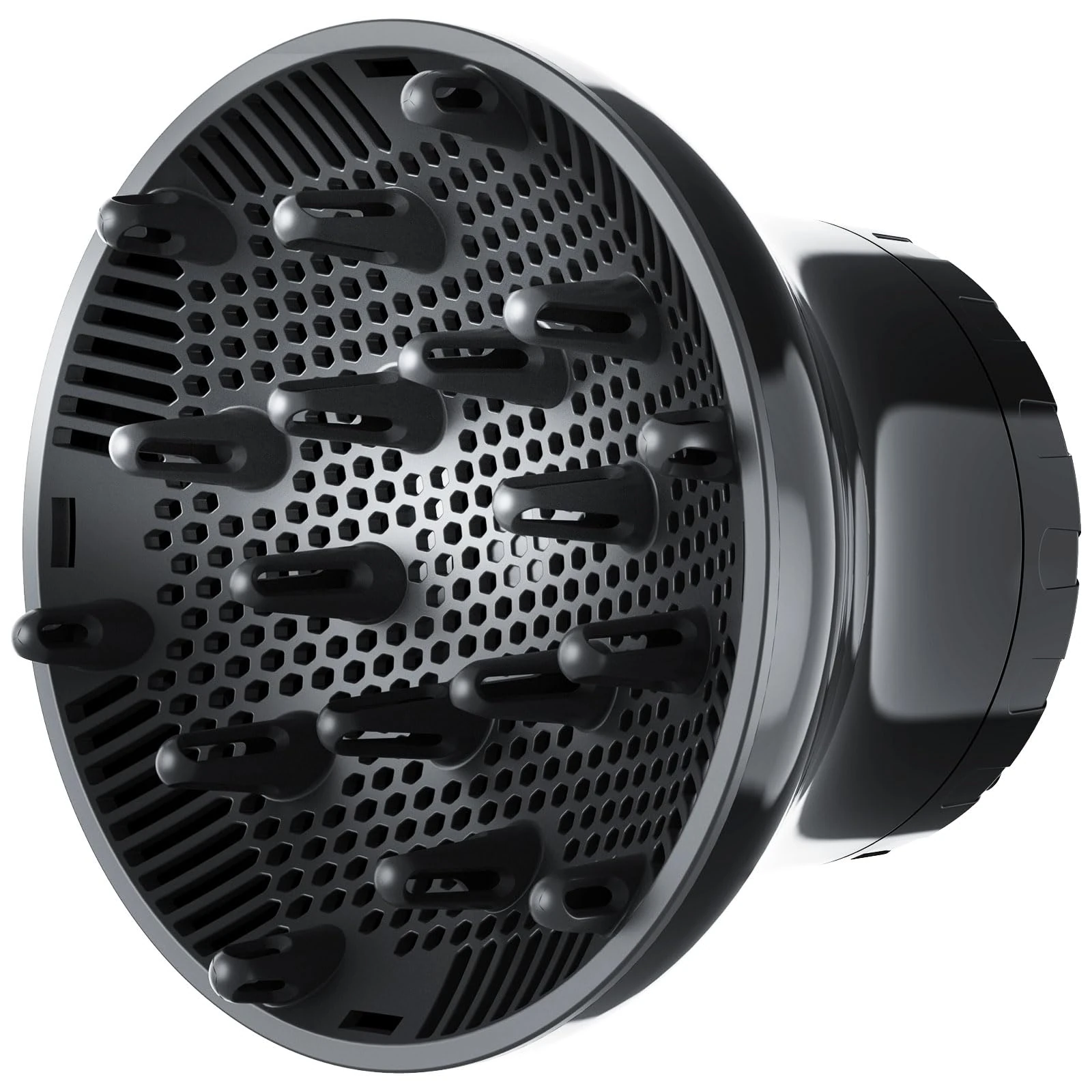 Hair Diffuser, AISEELY Universal Diffuser Hairdryer for Curly Hair, Adjustable Hair Dryer Diffuser Suitable for 1.57 to 2.7in Hair Dryer Nozzles for Hair Styling, 1.0 count