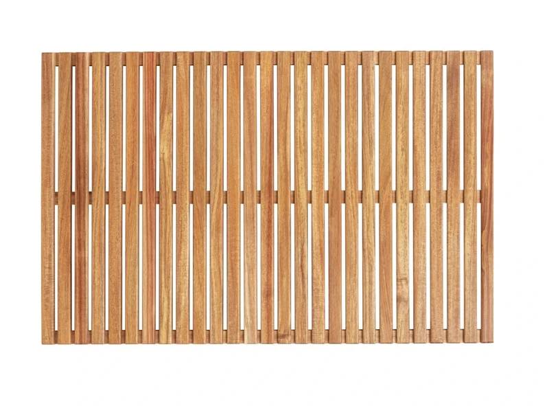 WENKO Indoor & Outdoor Bath Grate Acacia Wood 55 x 85 cm FSC Certified, Natural