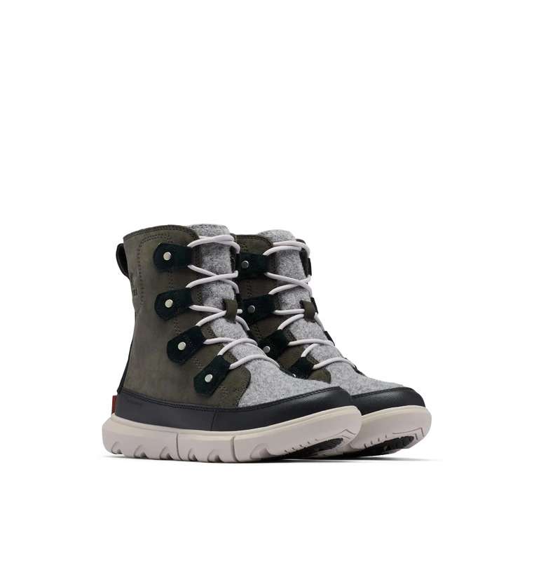 Sorel Womens Explorer Ii Joan Waterproof Casual Winter Boots, Grey Jet X Vapor, 6 UK
