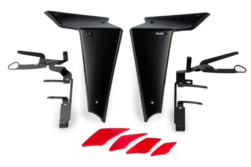 Puig 20647R Downforce Naked Side Spoilers Red