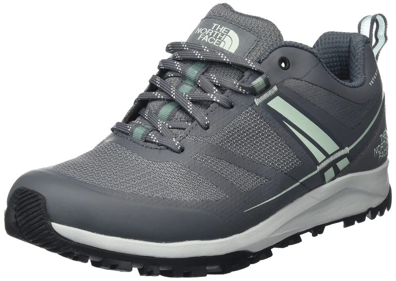 The North Face Women's Litewave Futurelight Hiking Shoes, Zinc Grey/Green Mist, 7