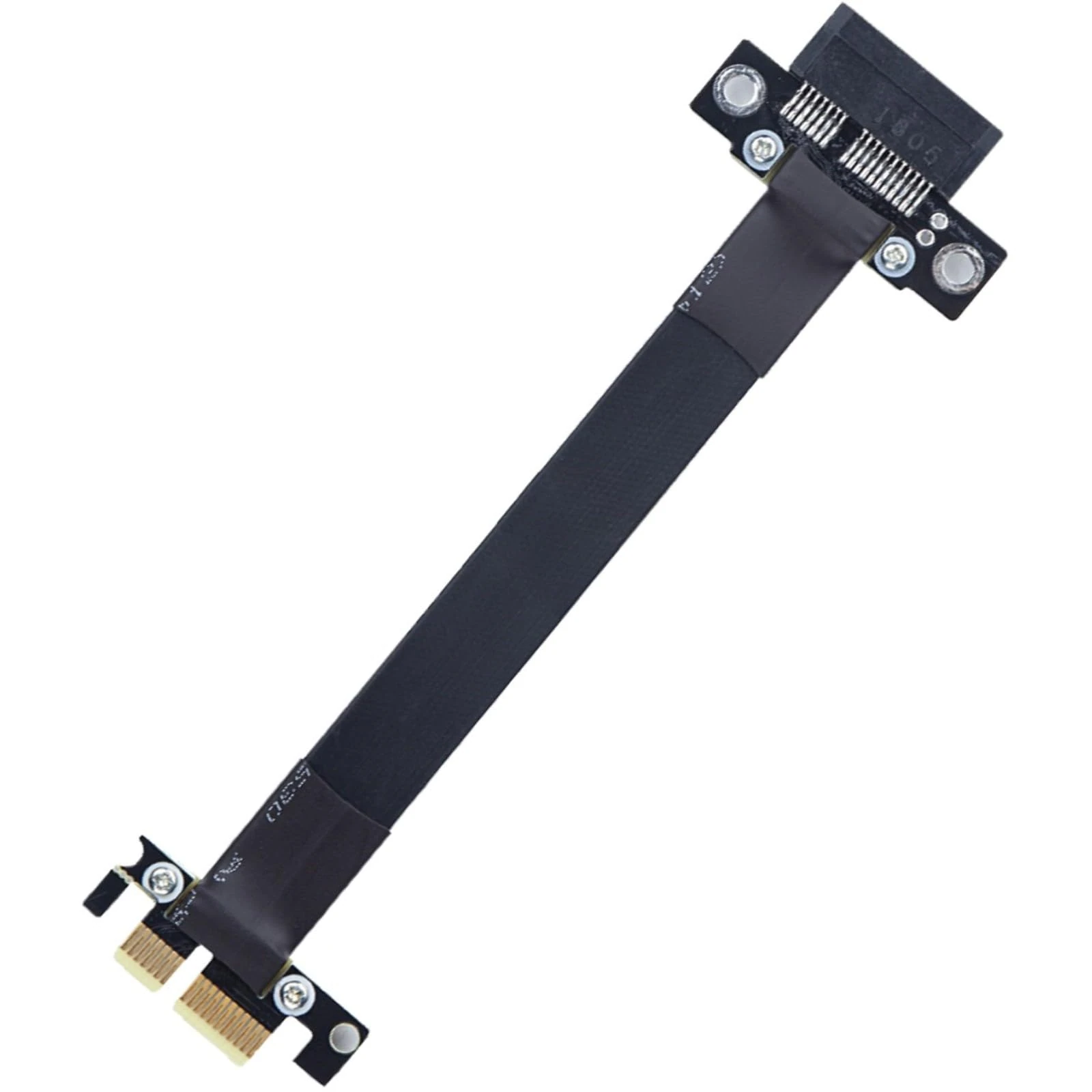 10Gtek PCIe 3.0 Extension Riser Cable, X1 to X1, M to F, 180° to 180°, Cable Length 20cm, P311MF1120