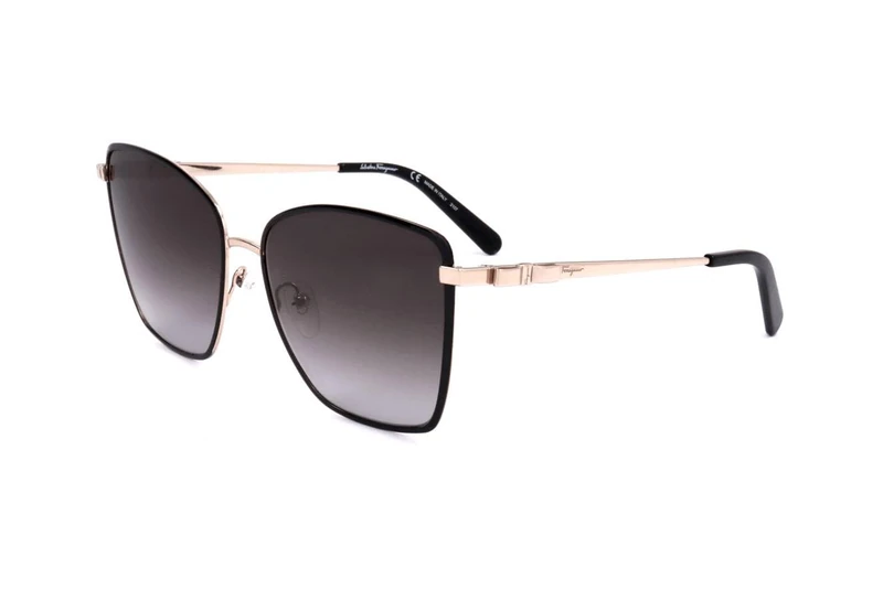 Salvatore Ferragamo SF279S Women's Sunglasses - Rose Gold/Black