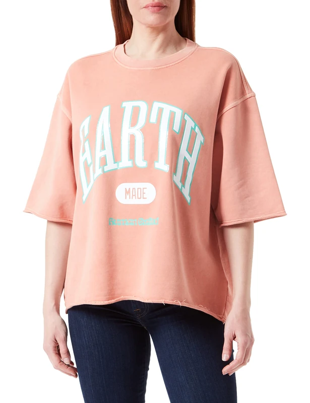 REPLAY Women's W3044 Sweatshirt, 585 Nepaly Grey, XXS