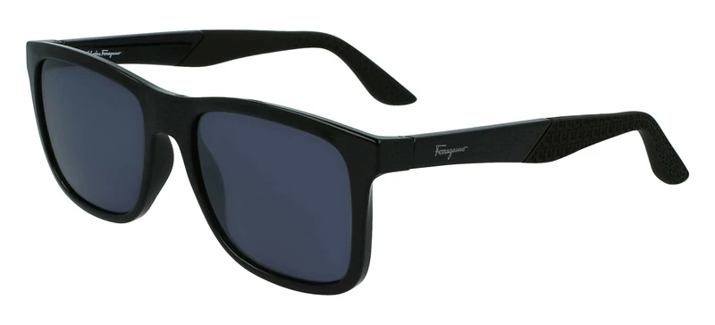 FERRAGAMO Mens SF1028S Sunglasses, Black, 56