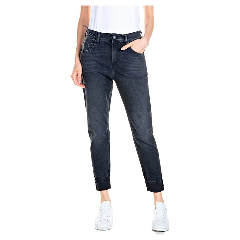 REPLAY Women's WA416 Marty 573 Online Jeans, 097 Dark Grey, 2330