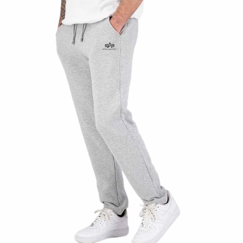 ALPHA INDUSTRIES Basic Jogger SL S Leg Color 17-Grey Heather for Men Size XXL, 17-Grey Heather, XXL
