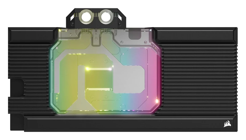 Corsair Hydro X Series XG7 RGB 3090 Ti STRIX/TUF GPU Water Block For ASUS ROG STRIX and TUF Gaming GeForce RTX 3090 Ti (Nickel-Plated Copper Cold Plate) Black