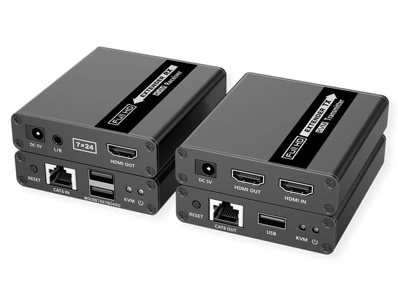 Value KVM Extension via Cat.6/6 A, HDMI, max. 70 m