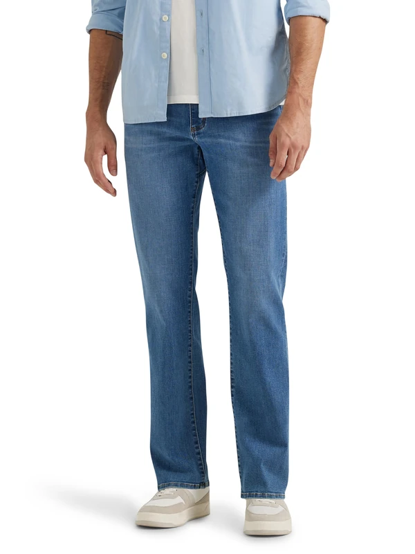 Lee Men's Performance Series Extreme Motion Regular Fit Jean, Oleo, 33W x 32L