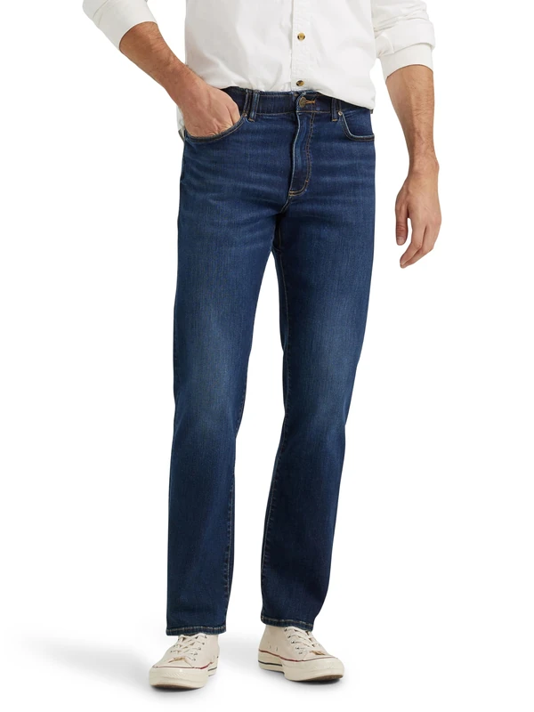 Lee Men's Performance Series Extreme Motion Regular Fit Jean, Oleo, 38W x 29L