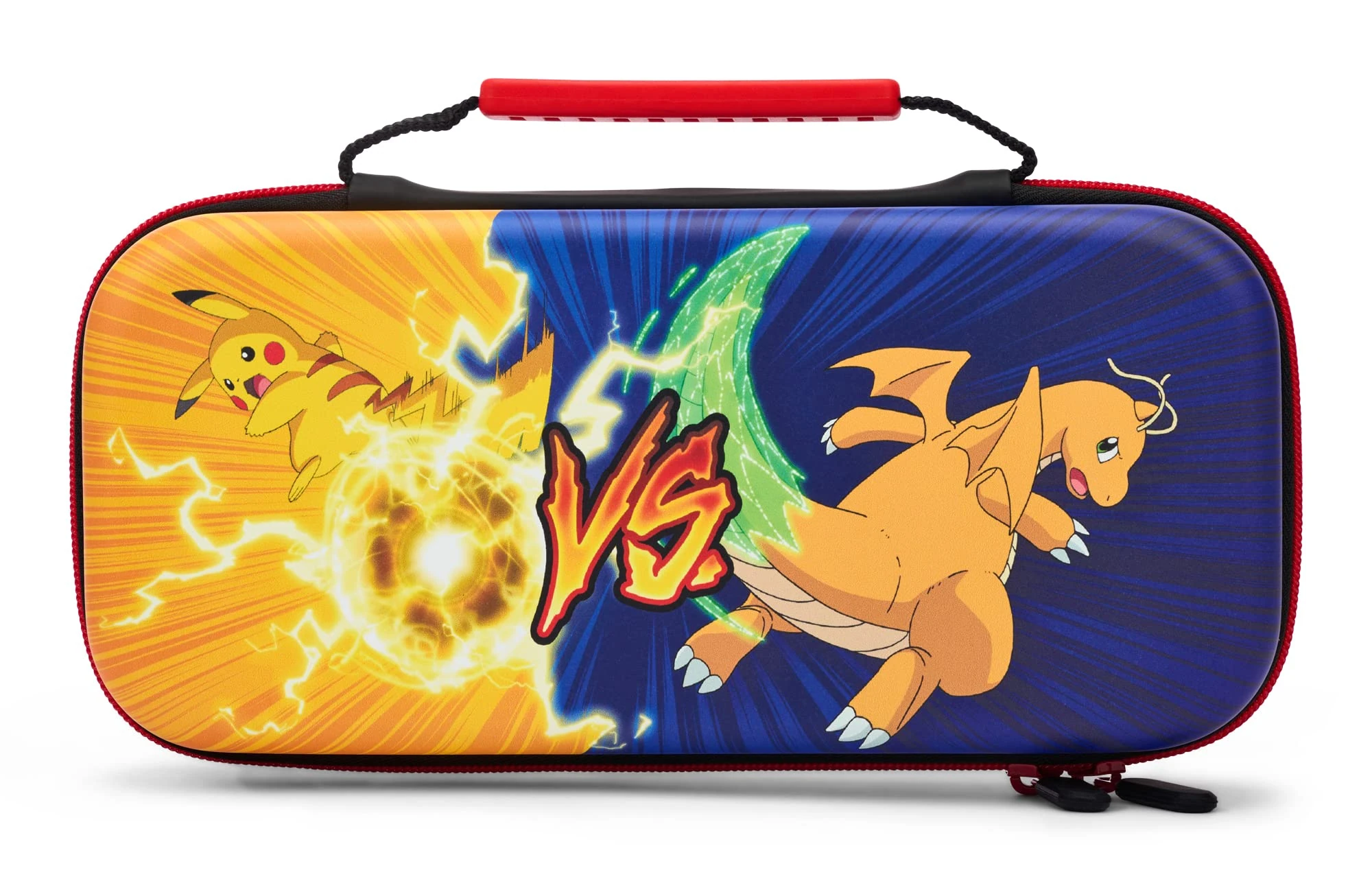 PowerA Protection Case for Nintendo Switch - OLED Model, Nintendo Switch and Switch Lite - Pikachu vs. Dragonite, Protective Case, Gaming Case, Console Case, Accessories, Storage, Officially Licensed