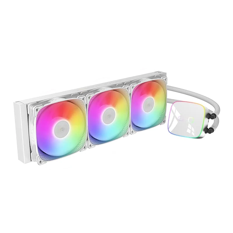 Geometric Future Eskimo Junior Neon 36, 360 Radiator AIO Water Cooling (White)